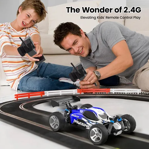 Miniatura 8 de SIMREX Coche RC 4WD a escala 1:18 Camión de control remoto todoterreno de alta velocidad de 40+MPH Transmisión totalmente metálica y chasis