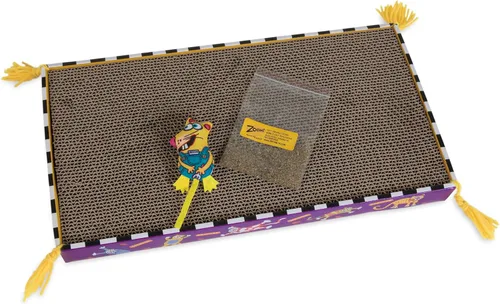 Miniatura 2 de FAT CAT La caja de juguetes para gatos Big Mama's Scratch incluye hierba gatera 100% orgánica cultivada en los Estados Unidos