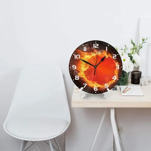 Miniatura 4 de Reloj de pared para niños y niñas, de 10 pulgadas, silencioso, sin tictac, fácil de leer, para niños, niñas, decorativo para habitación de niños