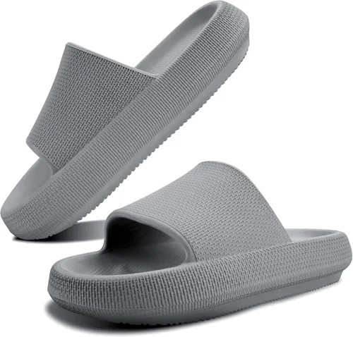 Miniatura 3 de Sandalias Cloud para mujeres y hombres,Sandalias de baño con almohadilla,Zapatos de plataforma de suela gruesa antideslizante EVA