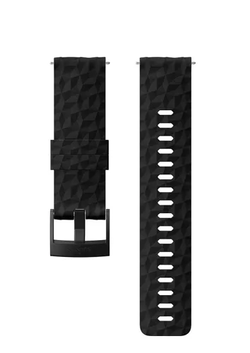 Suunto Correa de silicona de 0.945in, 0.945in, Explore 1, color negro, talla M