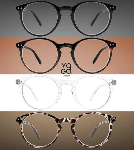 Miniatura 2 de Yogo Vision Reading Glasses for Women Men Blue Light Blocking Reading Glasses Round Readers