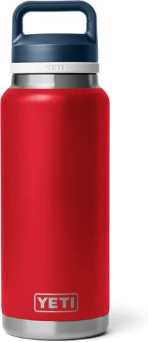 Miniatura 29 de YETI Rambler - Botella de 36 onzas, aislada al vacío, a prueba de fugas, de acero inoxidable con tapón para sorbos Aislamiento al vacío Azul marino