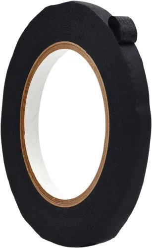 Miniatura 53 de WOD MTC5 Cinta de Enmascarar de Color, Negro, 1 pulgada x 60 yardas. Cinta Colorida para Maestros y Pintores para Arte y Manualidades Divertidas