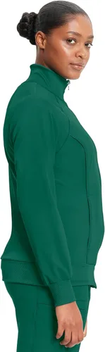 Miniatura 102 de Infinity by Cherokee 2391A - Chaquetas médicas con cremallera frontal para mujer, tela elástica en 4 direcciones