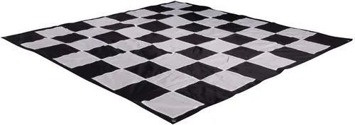 MegaChess Alfombrilla gigante de ajedrez – nailon – tamaño gigante – compatible con los juegos de ajedrez gigante de 25 pulgadas, 37 pulgadas y 49