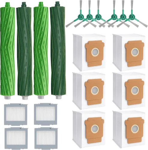 Miniatura 8 de 26 piezas de repuesto para iRobot Roomba i7 i7+ i3 i3+ i4 i4+ i5 i5+ i6 i6+ i8 i8+ E5 E6 E7 accesorios para aspiradora robot, 2 rodillos de goma 8