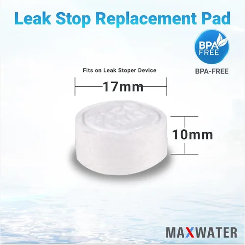 Miniatura 3 de Max Water Detector de fugas – Almohadilla expansible para válvula de cierre de ósmosis inversa (0.669 in) – Paquete de 2