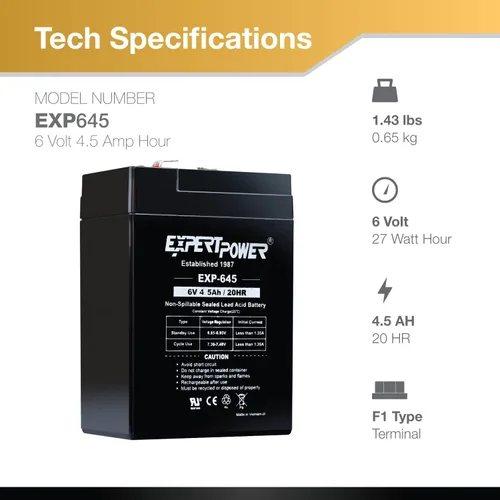 Miniatura 3 de Pilas Expertpower 6 volts para alarma, Paquete de 10
