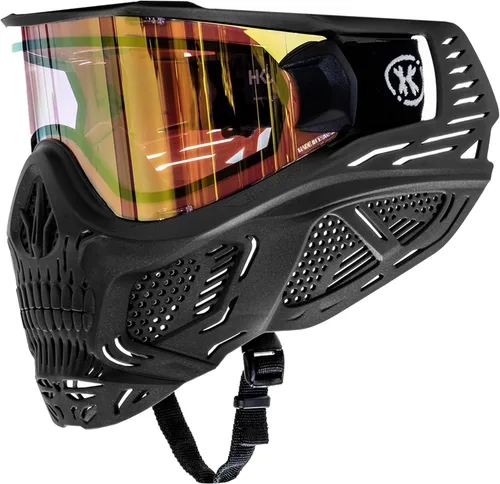 HK Army HSTL - Máscara de Paintball/Airsoft con diseño de calavera Negro