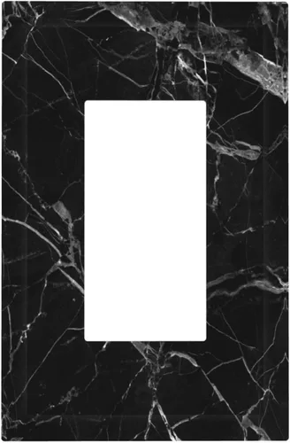 Miniatura 42 de Placa de receptáculo para interruptor basculante de una sola banda, 1 banda Decora GFCI Starry Night Painting Placa decorativa de pared
