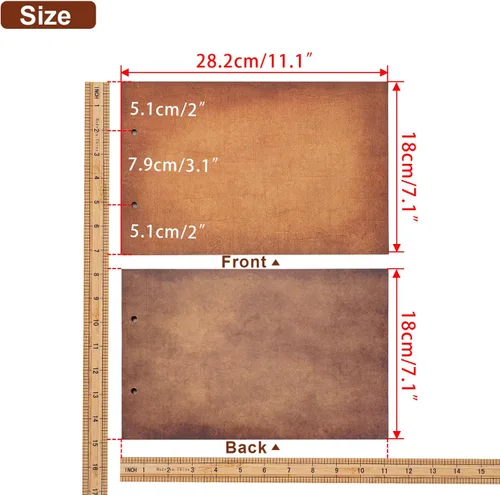 Miniatura 4 de Páginas de recambio para álbum de fotos COMBIUBIU para Nuestro Libro de Aventuras, 11.1 x 7.1 pulgadas, 40 páginas de expansión, páginas extra