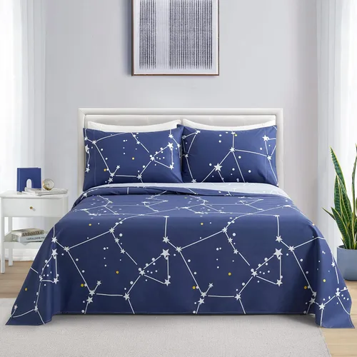 Miniatura 4 de Marina Decoration Ropa de cama ultra suave y sedosa con bolsillo profundo con estampado rico de rayón derivado de bambú para todas las estaciones