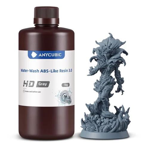 Miniatura 14 de ANYCUBIC Resina lavable con agua ABS-Like 3.0, resina para impresora 3D, alta dureza y alta precisión, fácil de procesar posteriormente, bajo olor