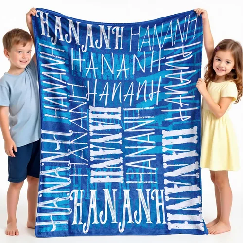 Miniatura 9 de ICELIETE Envía al día siguiente, mantas personalizadas para niños, manta personalizada con nombre, manta de franela, regalos de Navidad y cumpleaños