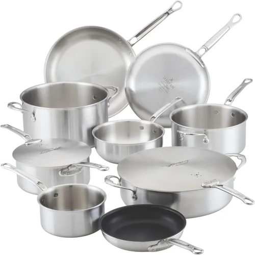 Miniatura 21 de Thomas Keller Insignia by Hestan - Juego de utensilios de cocina de acero inoxidable de 7 piezas, compatible con placa de inducción
