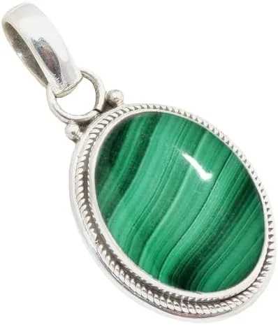 Miniatura 12 de Colgante de plata de ley 925 Joyería de plata hecha a mano para mujer, colgante de piedras preciosas naturales, regalo perfecto para ella