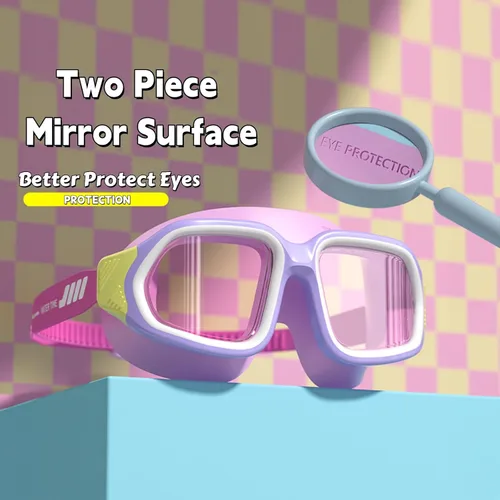 Miniatura 6 de Gafas de natación, antivaho anti-UV, amplia visión y sin fugas, gafas de natación cómodas para edades de 6 a 14 años