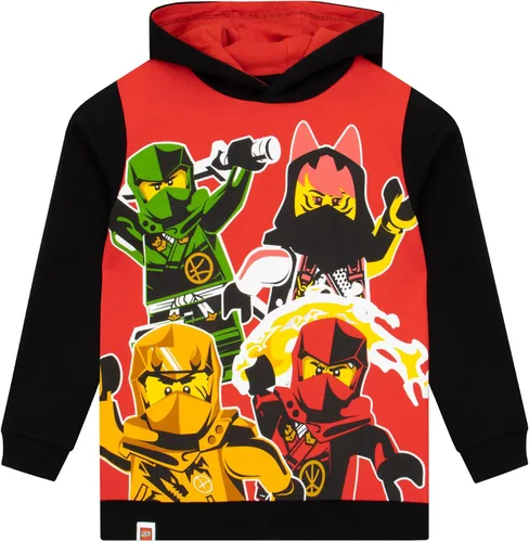 LEGO Ninjago - Sudadera con capucha para niños, talla 10, multicolor, Varios colores