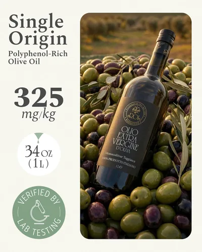Miniatura 5 de ROI Aceite de oliva italiano virgen extra Ligurian, cosecha temprana de primera calidad, prensado en frío, alto polifenol, AOVE de origen único