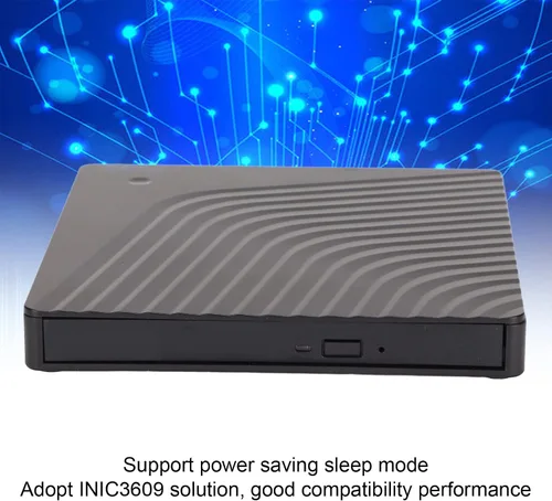 Miniatura 2 de GOWENIC 23S2G Caja de reproductor de CD externo desmontable USB3.0 para portátil CD ROM, caja de unidad externa compatible con PC de escritorio