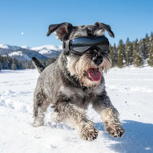 Miniatura 7 de Ownpets - Gafas para perros, gafas de protección UV, protección contra la nieve, protección contra el viento, protección contra el polvo con correa