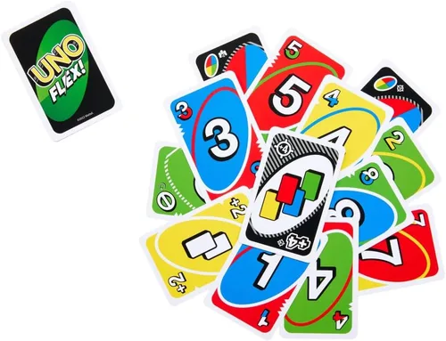 Miniatura 7 de Juego de cartas UNO Flex, juegos divertidos para adultos y noches de juegos de fiesta, de 2 a 6 jugadores