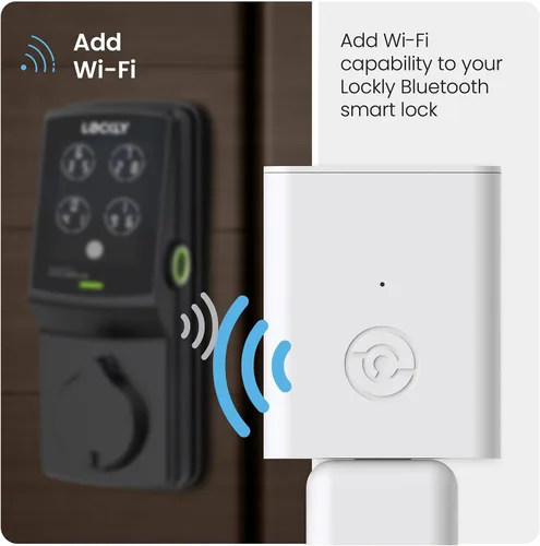 Miniatura 2 de Lockly Hub Wi-Fi Secure Link: controla tu Lockly Smart Lock desde cualquier lugar con notificaciones en tiempo real y control de voz