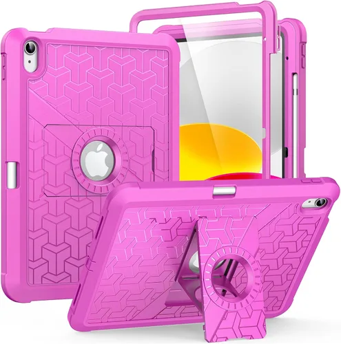 Miniatura 31 de MoKo Funda para iPad (A16) de 11ª/10ª generación 2025/2022, resistente a prueba de golpes, doble capa protectora de cuerpo completo, protector
