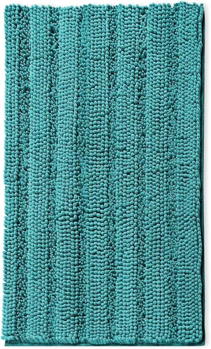 Miniatura 28 de Clara Clark Tapetes para baño de felpilla, tapetes de baño de felpa ultra suaves, lavables a máquina, con parte trasera antideslizante, 44 x 26 Negro