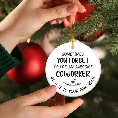 Miniatura 5 de GAUDORA Regalos navideños para compañeras de trabajo para mujeres - Adornos navideños de cerámica 2025 - Regalos inspiradores de agradecimiento
