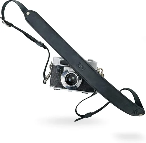 PEGAI Correa de cámara DSLR personalizada 100% de piel, compatible con cámara Canon y Nikon | Arnés de cámara hecho a mano, regalos para fotógrafos,
