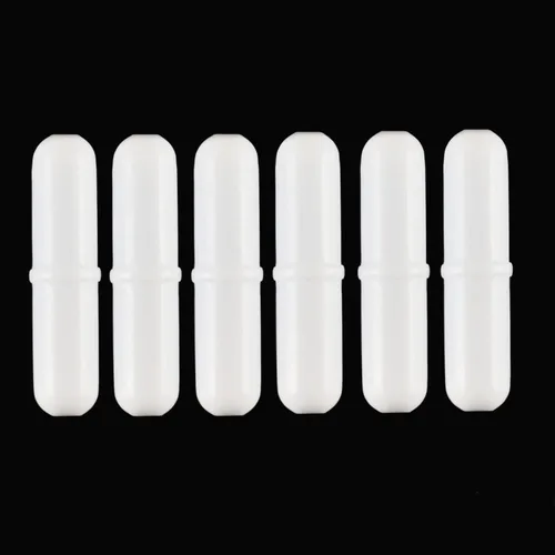Miniatura 9 de LABALPHA 6 unids PTFE agitador magnético mezclador agitador bar, barra de agitación magnética 1.969 in/1.96 pulgadas