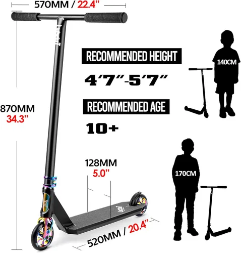 Patinetes Pro Trick Scooters para adolescentes de 10 años en adelante
