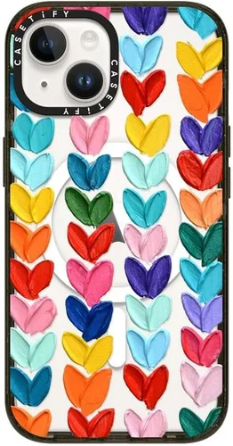 Miniatura 79 de CASETiFY Impact - Funda para iPhone 13 [protección contra caídas de 6.6 pies/compatible con Magsafe] Black Kingsnake, color negro transparente