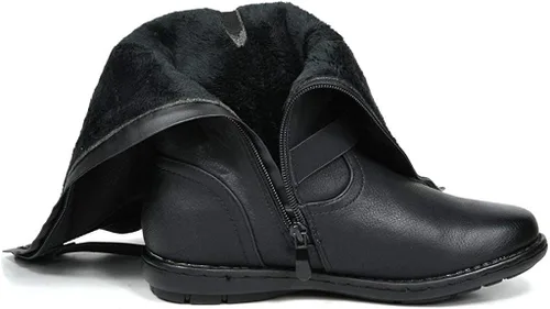 Miniatura 5 de DREAM PAIRS - Botas de invierno altas hasta la rodilla con forro de piel sintética para mujer