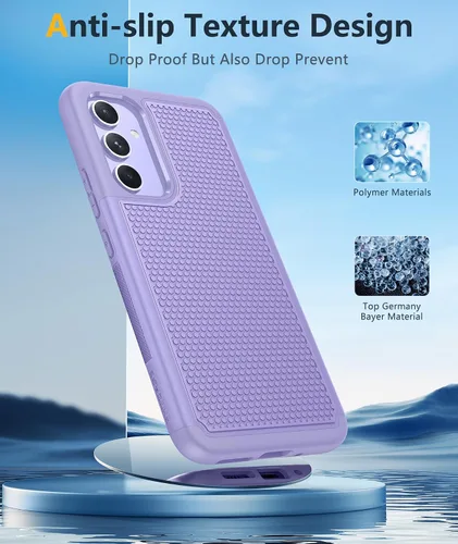 Miniatura 71 de FNTCASE Funda para iPhone 17 Pro: Fundas delgadas translúcidas de color azul claro compatibles con MagSafe, protección completa de la cámara