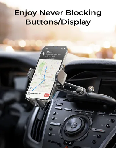 Miniatura 3 de LISEN - Soporte para teléfono con ranura de CD ajustable para iPhone 17, soporte para teléfono celular resistente para tu automóvil, accesorios