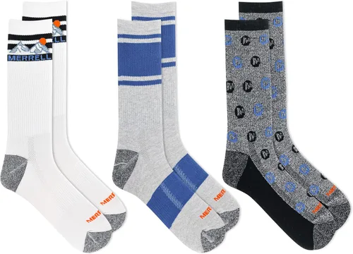 Miniatura 28 de Merrell Paquete de 3 calcetines de senderismo para mujer (pestaña de corte bajo/cuarto/tripulación)