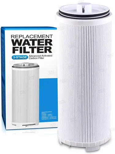 122943 Cartucho de repuesto para filtro de agua, filtro de carbono 3 en 1 e3 + prefiltro compatible con el sistema de filtro de agua Amway Espring,