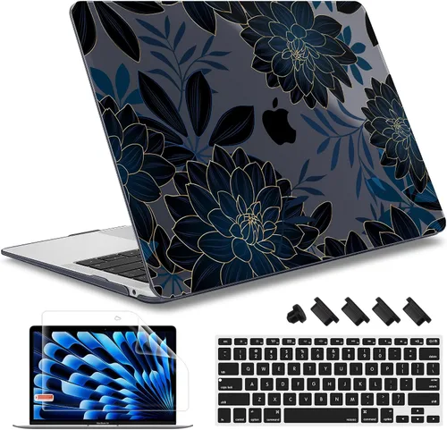 Miniatura 17 de May Chen Funda compatible con MacBook Air de 13 pulgadas (modelos A1369 y A1466, versión anterior 2010-2017), carcasa rígida de plástico