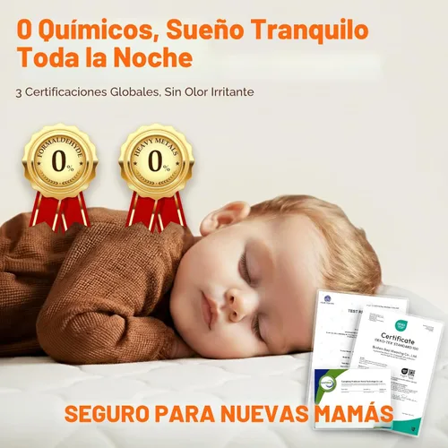 Miniatura 2 de Colchón de doble cara, 3 pulgadas de grosor, suave y firme, de espuma viscoelástica transpirable, portátil, 4 en 1 con funda extraíble lavable, 38 x