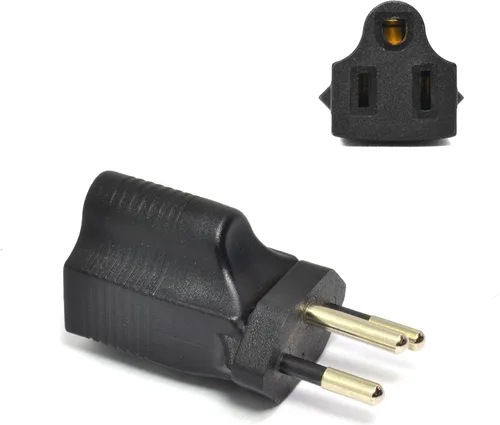 Miniatura 17 de Ceptics Japón, Filipinas NEMA 1-15 Adaptador de Enchufe de Energía para Viaje Acepta NEMA 5-15R - Certificado ETL - Grado Industrial (IG-6)