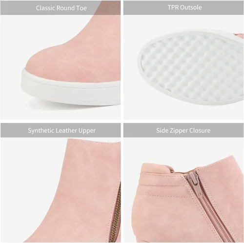 Miniatura 2 de Dream Pairs - Botines para mujer, al tobillo, con plataforma