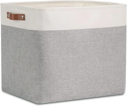 Miniatura 31 de DULLEMELO Cesta de almacenamiento pequeña, cesta de papel higiénico, contenedor de almacenamiento estrecho para baño, cesta de baño para organizar