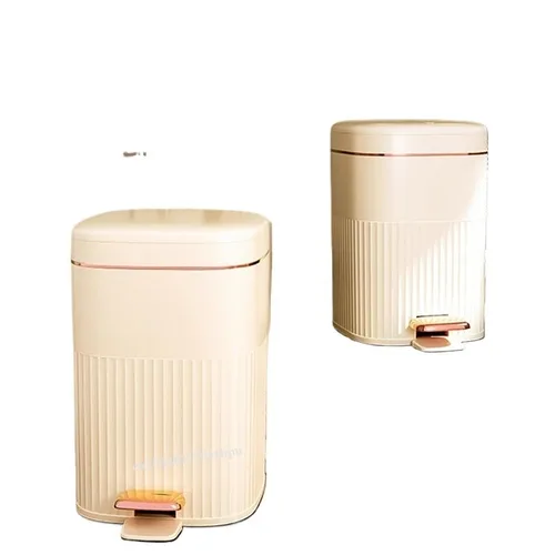 Miniatura 3 de Contenedor de basura Cubo De Basura Con Pedal De Gran Capacidad, Papelera Moderna De Lujo Con Tapa, Inodoro Grande para El Hogar, Baño, Sala De