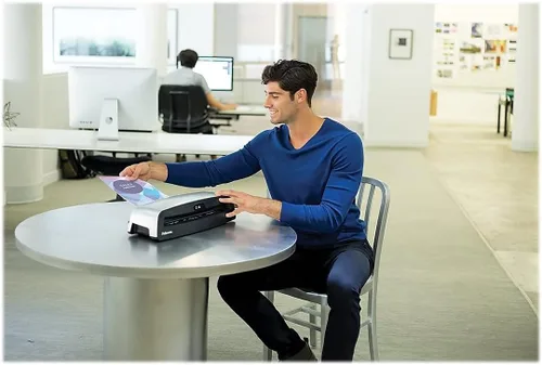 Miniatura 9 de Fellowes Neptune 3 125 - Laminador con 10 bolsas, 12.5 pulgadas (5721401), plata, negro