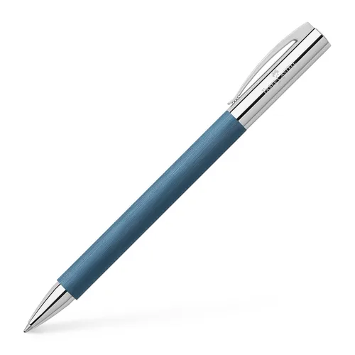 Miniatura 7 de Faber-Castell Ambition - Pluma estilográfica, resina azul, tamaño mediano