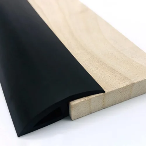 Miniatura 3 de Tira de transición de umbral de PVC, tira ligera para bordes para alfombras/azulejos de madera, incluye tiras autoadhesivas (negro)