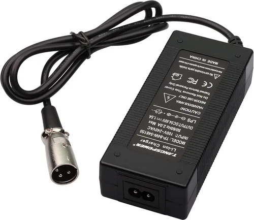 Miniatura 5 de Cargador de 54.6V 48V XLR Cargador de repuesto 54.6 voltios Salida 1.5A para batería de litio eléctrica de 48 V 13S 12Ah 15Ah 48 voltios Salida XLR